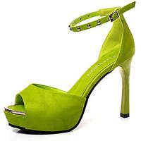 Women\'s Sandals Summer Comfort PU Outdoor Stiletto Heel