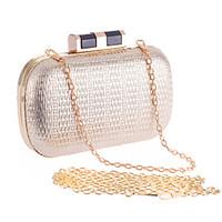 Women Evening Bag PU Polyester All Seasons Wedding Event/Party Formal Party Evening Club Baguette Clasp Lock Silver Black Gold