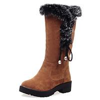 Women\'s Boots Fall / Winter Others Fur / Fleece Party Evening / Dress / Casual Platform Bowknot / Fur Black / Brown / Yellow Others