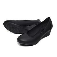 womens sneakers comfort pu spring casual black flat