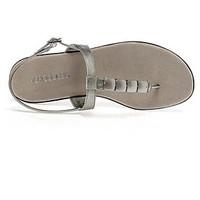 womens sandals comfort pu spring casual silver flat