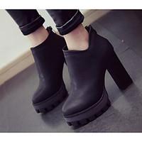 womens boots comfort leather spring casual screen color gray black fla ...