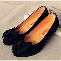 womens flats comfort pu canvas spring casual black flat