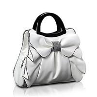 Women Shoulder Bag PU All Seasons Round Zipper White