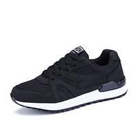 Women\'s Athletic Shoes Spring Fall Comfort Microfibre Casual Flat Heel Royal Blue Fuchsia Black Walking