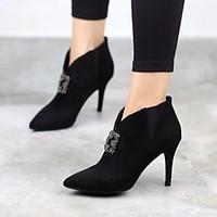 womens heels spring comfort pu casual