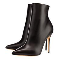 womens shoes fabric leatherette stiletto heel heels fashion boots boot ...