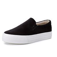 womens loafers slip ons comfort canvas spring casual black flat