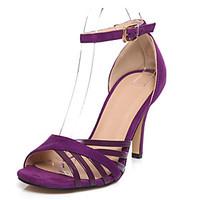 Women\'s Sandals Summer Heels / Sandals / Casual Stiletto Heel Buckle / OthersBlack / Purple / Red / Light