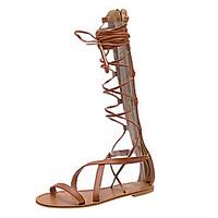 womens shoes knee high gladiator sandals boots mid calf tall flats sum ...