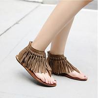 womens heels summer slingback pu casual brown black