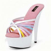 womens heels summer fall club shoes leatherette wedding party evening  ...
