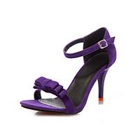 womens sandals spring summer comfort leatherette dress casual stiletto ...