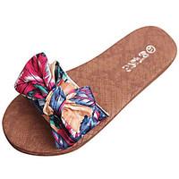 Women\'s Sandals Summer Comfort PU Outdoor Flat Heel Blue Green