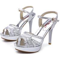 womens heels comfort pigskin leather spring casual screen color silver ...