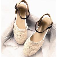 Women\'s Flats Comfort Fabric Spring Casual Beige Flat