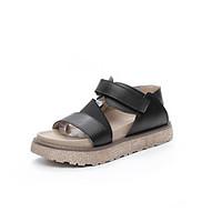 Women\'s Sandals Comfort Microfibre Spring Casual Green Black White Flat