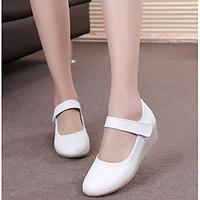 womens flats comfort microfibre spring casual white flat