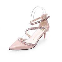 womens wedding shoes comfort pu patent leather spring casual blushing  ...