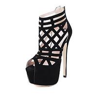 womens heels spring club shoes fleece dress stiletto heel others black ...