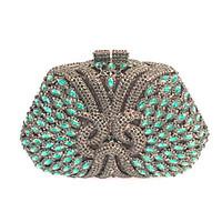 women handmade crystals beaded clutches evening bags