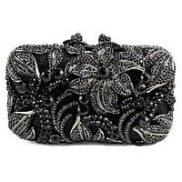 Women PU Event/Party Evening Bag Black