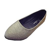 Women\'s Flats Summer Comfort PU Casual Flat Heel Sequin Silver / Gold Others