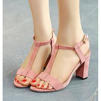 womens sandals comfort pu spring casual blushing pink black flat