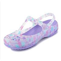 Women\'s Sandals Comfort Jelly Shoes Hole Shoes Silicone Spring Casual Light Blue Blushing Pink Purple Flat