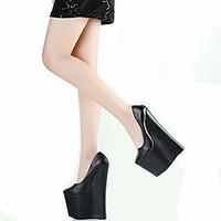 Women\'s Shoes 22CM Heel Height Sexy Round Toe Wedges Heel Pumps Party Shoes More Colors available