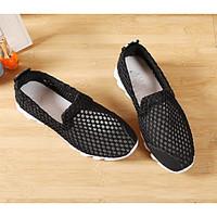 womens sneakers comfort tulle spring casual black white flat