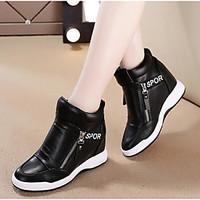 womens boots spring comfort pu casual