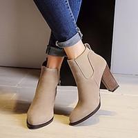 Women\'s Heels Spring Comfort PU Leather Casual