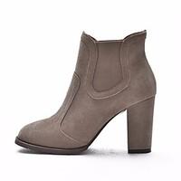 Women\'s Heels Spring Comfort PU Nappa Leather Casual