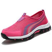 womens athletic shoes comfort pu spring fall casual flat heel blue red ...
