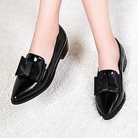 Women\'s Flats Spring Comfort Patent Leather Casual