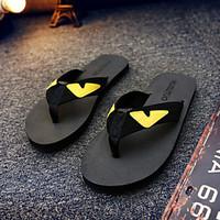 Women\'s Slippers Flip-Flops Summer Flip Flops Synthetic Casual Flat Heel Others Black / Brown Water Shoes
