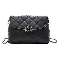 Women Shoulder Bag PU All Seasons Formal Casual Event/Party Wedding Office Career Flap Snap Black