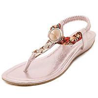 Women\'s Shoes Wedge Heel Slingback / Open Toe Sandals Dress Black / Pink / Silver / Rose Gold
