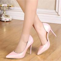 womens heels comfort pu spring casual blushing pink green red flat