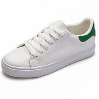 womens sneakers comfort canvas spring casual whitegreen blackwhite fla ...