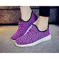 womens sneakers comfort fabric tulle spring casual red purple black fl ...