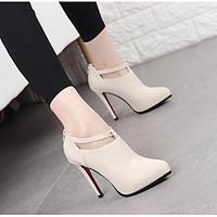 womens heels spring comfort pu casual