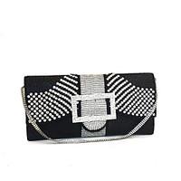 Women Shining Full Diamonds Clutches Evening Bags Gold/Silver/Black