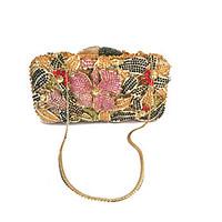 women rhinestone flower eventpartyevening clutches bag multi color