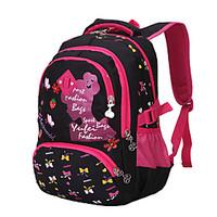Women Backpack Canvas All Seasons Sports Outdoor Shopping Bucket Zipper Rose Blushing Pink Black