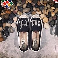 womens flats comfort pu canvas spring casual black white flat