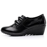 womens sneakers comfort cowhide nappa leather spring casual black flat