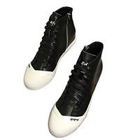 womens sneakers comfort nappa leather spring casual black white flat