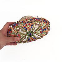 Women Fashion Handmade Rhinestone Event/Party/Clutches Bag Multi Color